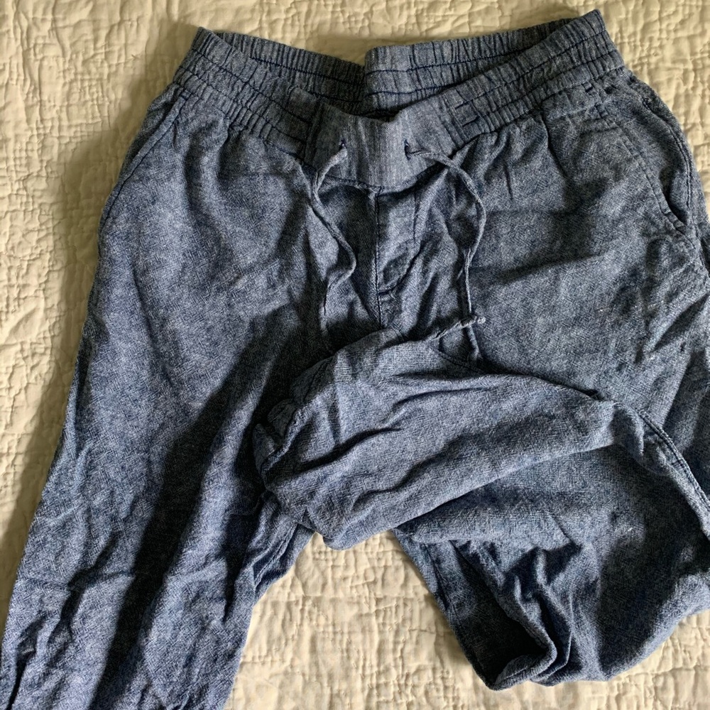 Linen joggers
